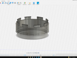Japan racing wheel center cap 3D 모델