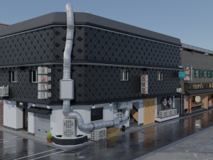 tokyo street - japanese street Model 3D
