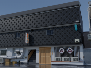 tokyo street - japanese street Model 3D