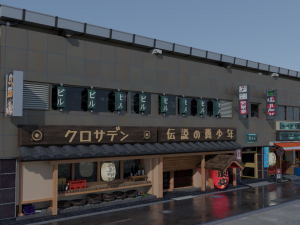 tokyo street - japanese street Model 3D