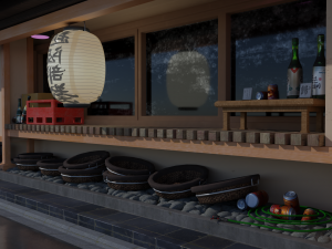 tokyo street - japanese street Model 3D