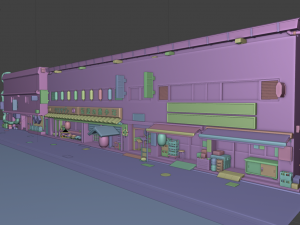 tokyo street - japanese street Model 3D