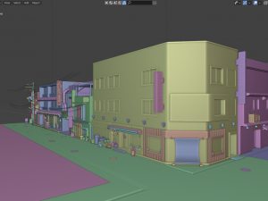 tokyo street - japanese street Model 3D