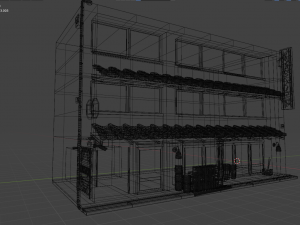 tokyo street - japanese street Model 3D