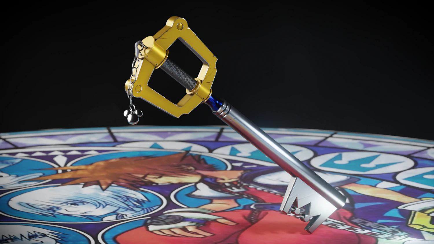 keyblade from kingdom hearts 3D Model .c4d .max .obj .3ds .fbx .stl .blend 