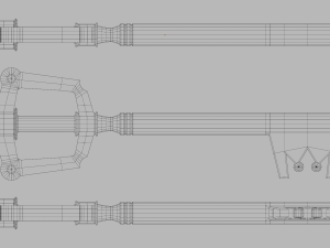 keyblade from kingdom hearts 3D Модель