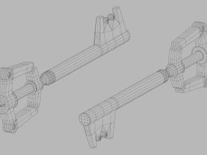 keyblade from kingdom hearts 3D Model