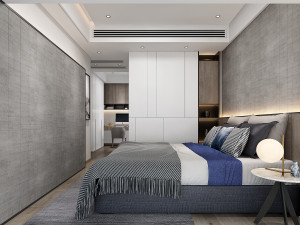 modern bedroom 3D 모델