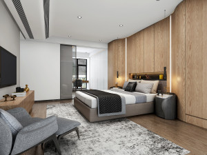 modern bedroom 3D Модель