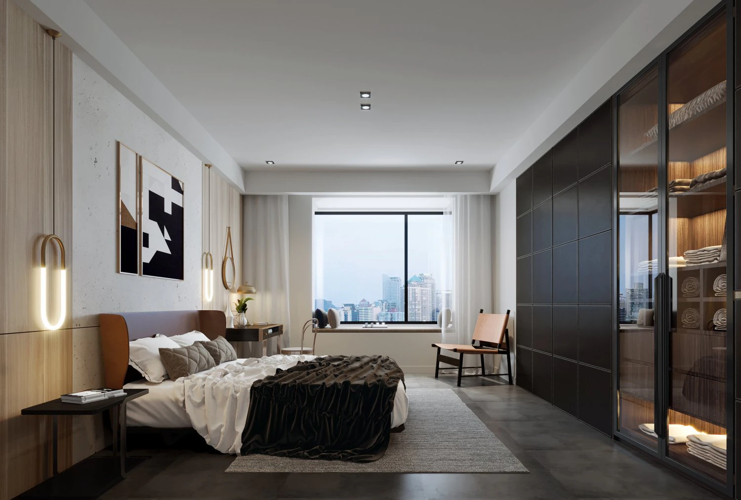 modern bedroom 3D Model .c4d .max .obj .3ds .fbx .stl .blend 