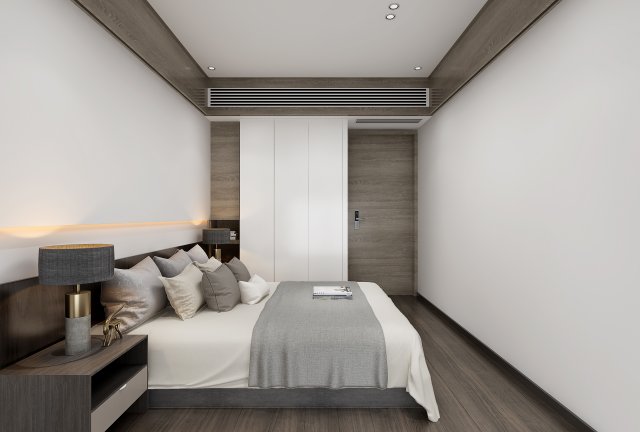 modern bedroom Modèle 3D .c4d .max .obj .3ds .fbx .stl .blend 