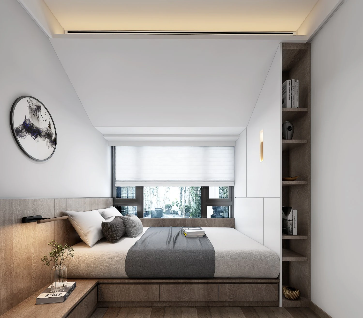 modern bedroom 3D Model .c4d .max .obj .3ds .fbx .stl .blend 