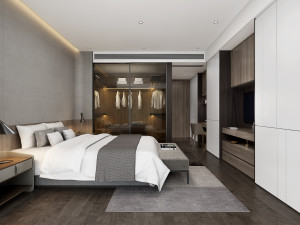 modern bedroom 3D Model