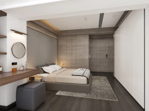 modern bedroom 3D Model