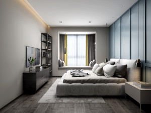 modern bedroom 3D Model