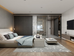 modern bedroom 3D Model