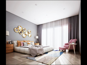 modern bedroom 3D Model