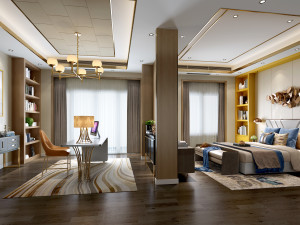 modern bedroom 3D Model