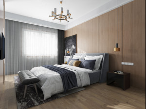 modern bedroom 3D Model