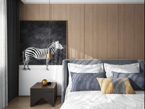 modern bedroom 3D 模型