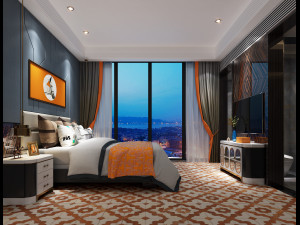 modern bedroom 3D Model