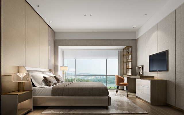 modern bedroom 3D Модель .c4d .max .obj .3ds .fbx .stl .blend 