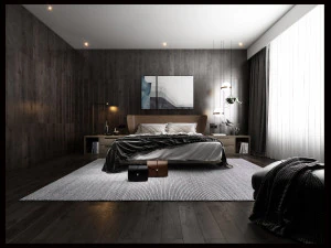 modern bedroom 3D Model