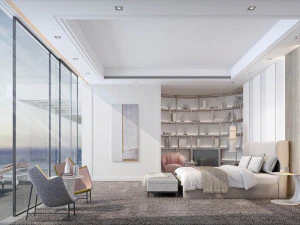 modern bedroom 3D Model