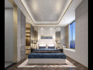 dormitorio moderno Modelo 3D