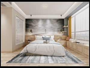 modern bedroom 3D Model