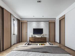 modern bedroom Model 3D