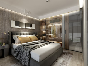 modern bedroom 3D Model