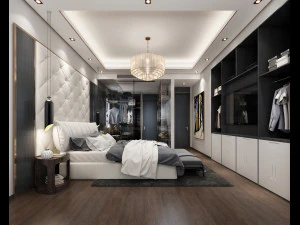 quarto moderno Modelo 3D