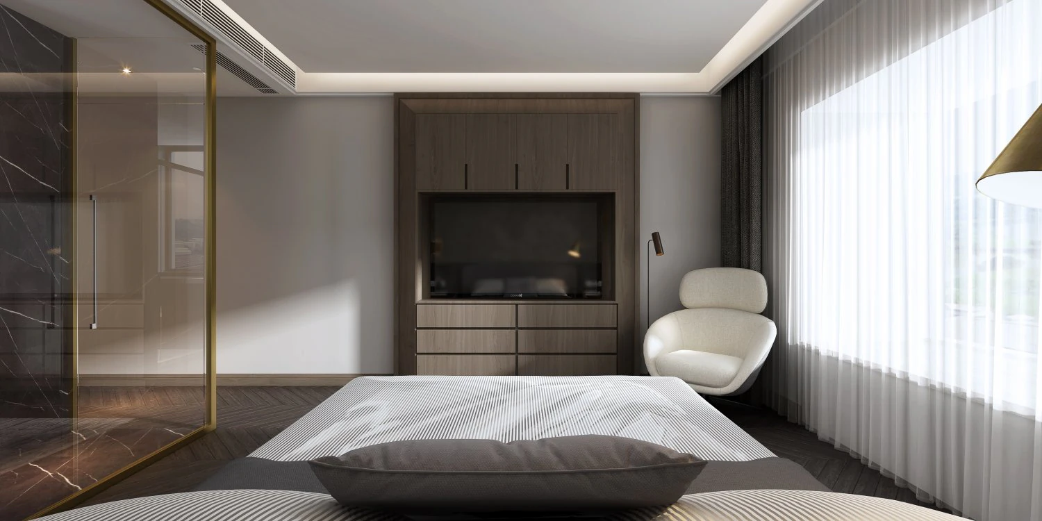 modern bedroom 3D Model .c4d .max .obj .3ds .fbx .stl .blend 