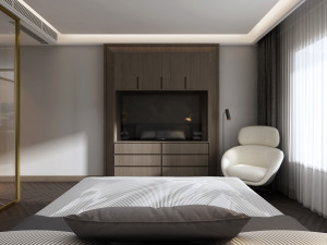 modern bedroom 3D Model