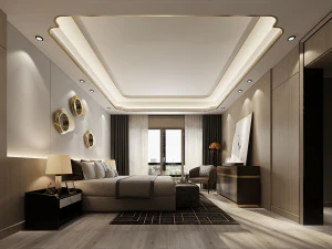 modern bedroom 3D Model