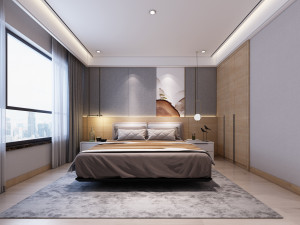 modern bedroom 3D Model