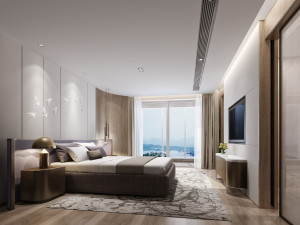 modern bedroom 3D Модель