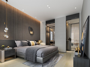 modern bedroom 3Dモデル