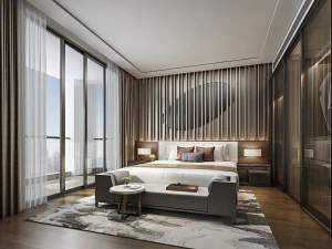 moderne slaapkamer 3D Model