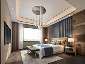 quarto moderno Modelo 3D