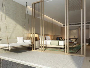 современная спальня 3D Модель