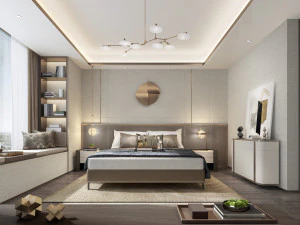 kamar tidur modern Model 3D