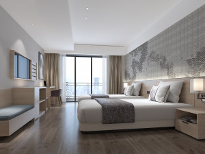 modern bedroom 3D 模型