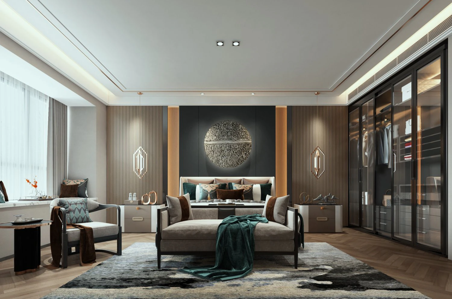 modern bedroom 3D Model .c4d .max .obj .3ds .fbx .stl .blend 