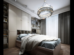 modern bedroom 3D Model