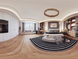 modern bedroom 3D मॉडल