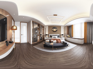 modern bedroom 3D 모델