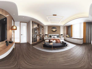 modern bedroom 3D Model