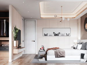 modern bedroom 3D Model